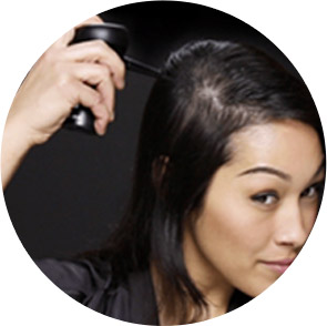 Apply product to hair